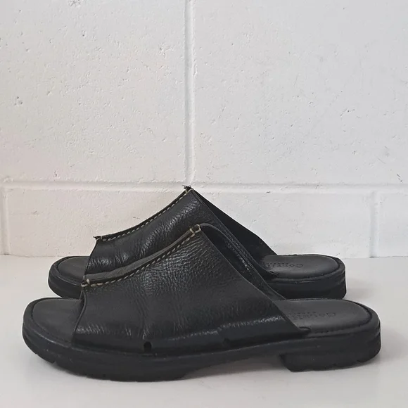 Cole Haan leather lug sole slip-on open toe slides sandals size 8 - Picture 12 of 12